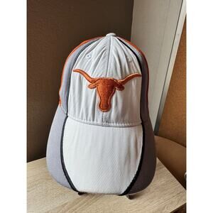Texas Longhorns One Fit Stretch Cap - White/Orange